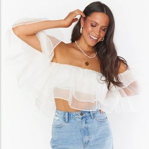 BNWT Show Me Your Mumu Rosella Ruffle Top